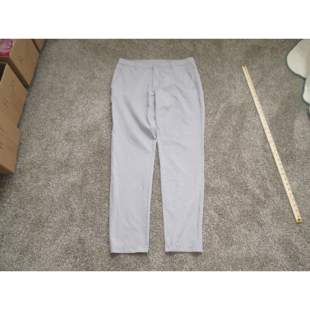 BYLT Premium Basics Slim Fit Everyday Tech Pant 2.0. Grey Men's 36X32